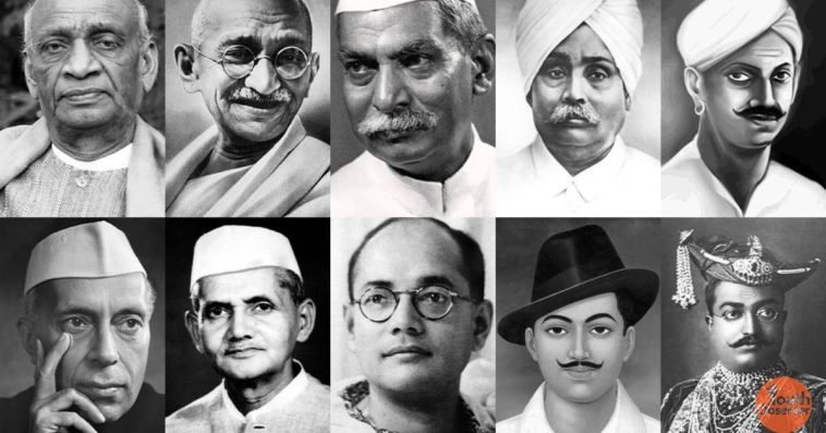Top 10 Freedom Fighters of India 1 Top 10 Freedom Fighters of India