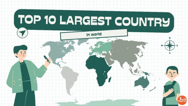 Top 10 Largest Countries In The World