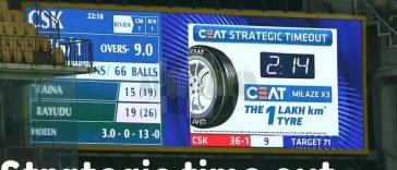 Strategic Time Out In IPL